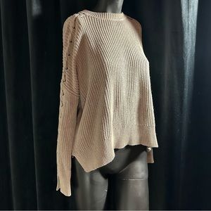 All Saints Lace Up Sweater